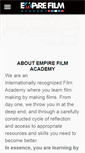 Mobile Screenshot of empirefilmacademy.com